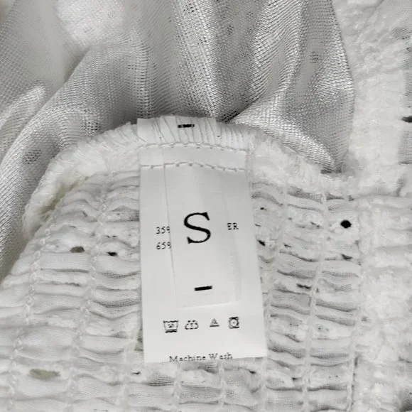 White Crop Top - Picture 6 of 7